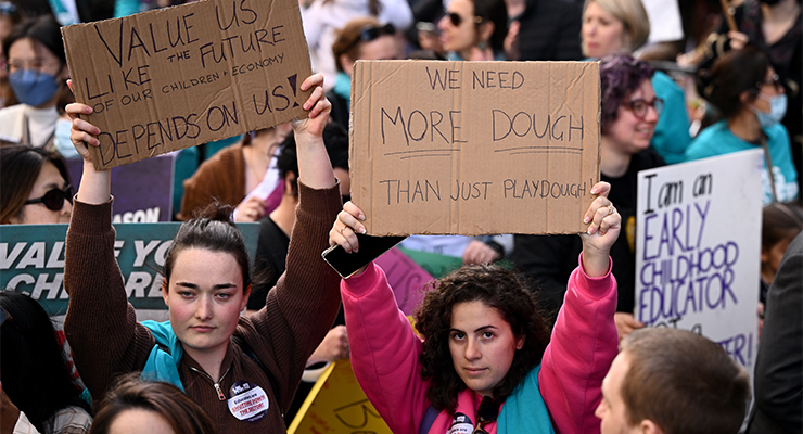 Australian unions must learn from US, UK as membership rates plummet, leaders say