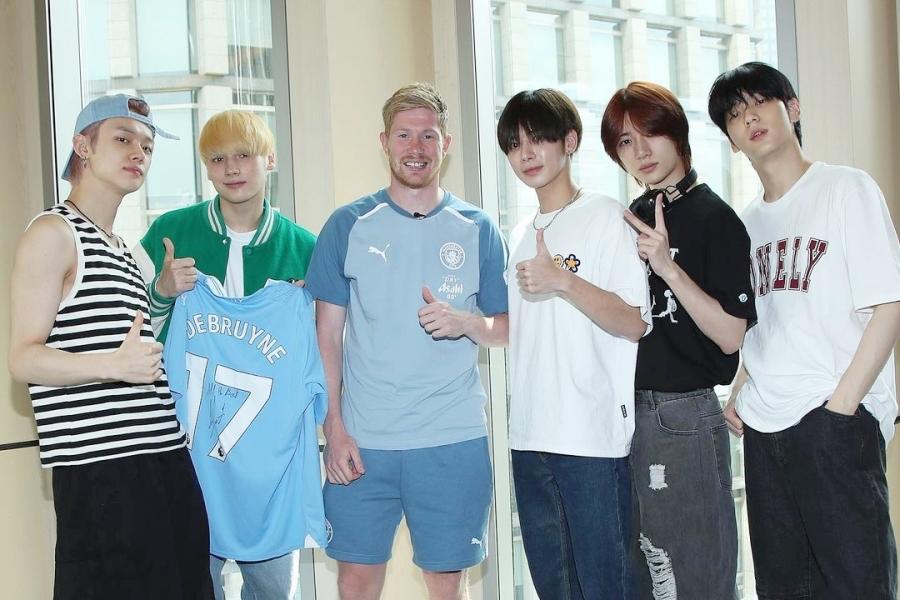 Watch: TXT Meets Manchester City’s Kevin De Bruyne + Teases “Do It Like That” Collab