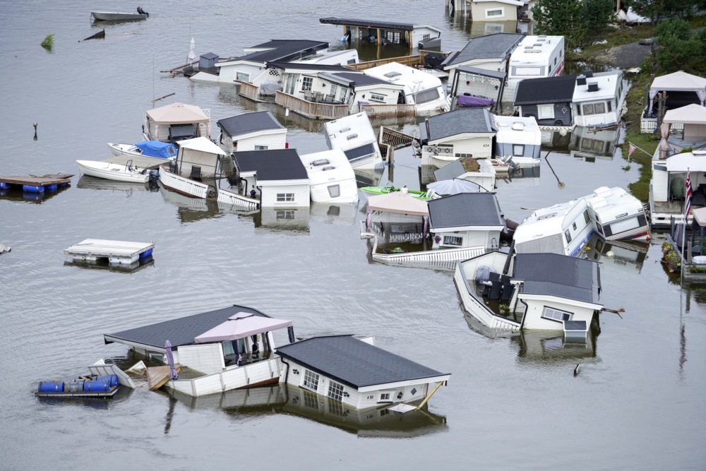 THE DAY IN PICTURES: Norway hit by floods and landslides from storm Hans, and more from around the world