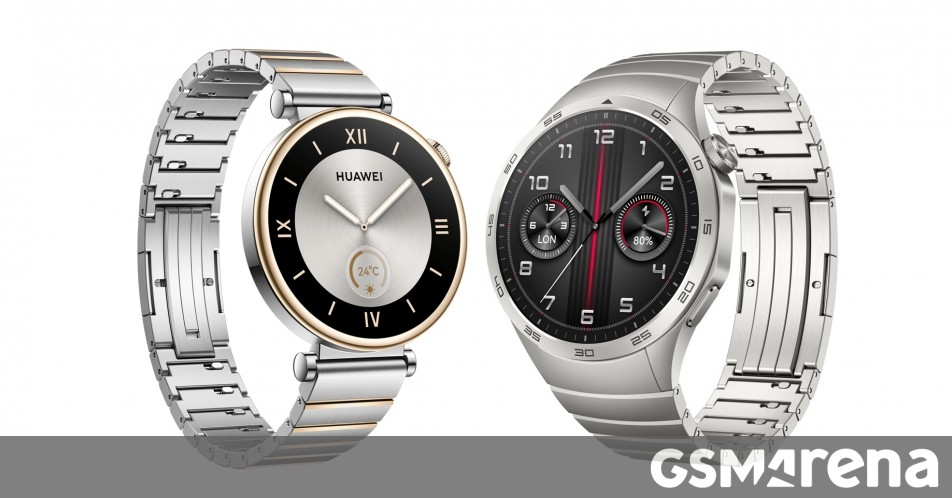 Huawei Watch GT4 41mm and 46mm images leak online