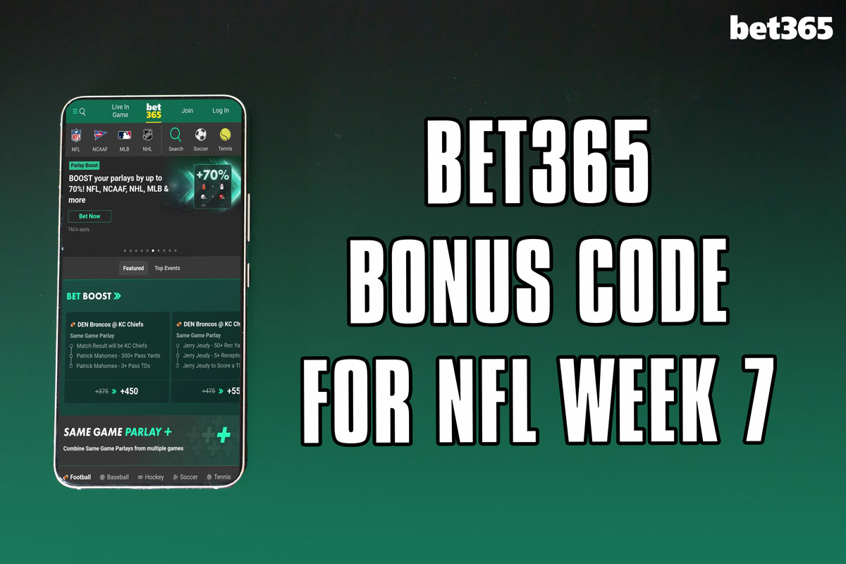 Bet365 Bonus Code for NFL Week 7: Get $150 Bonus, $1K Bet, $365 KY Offer