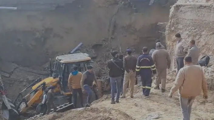 Wall collapses in Gurugram’s Sector 15 leaving 1 dead