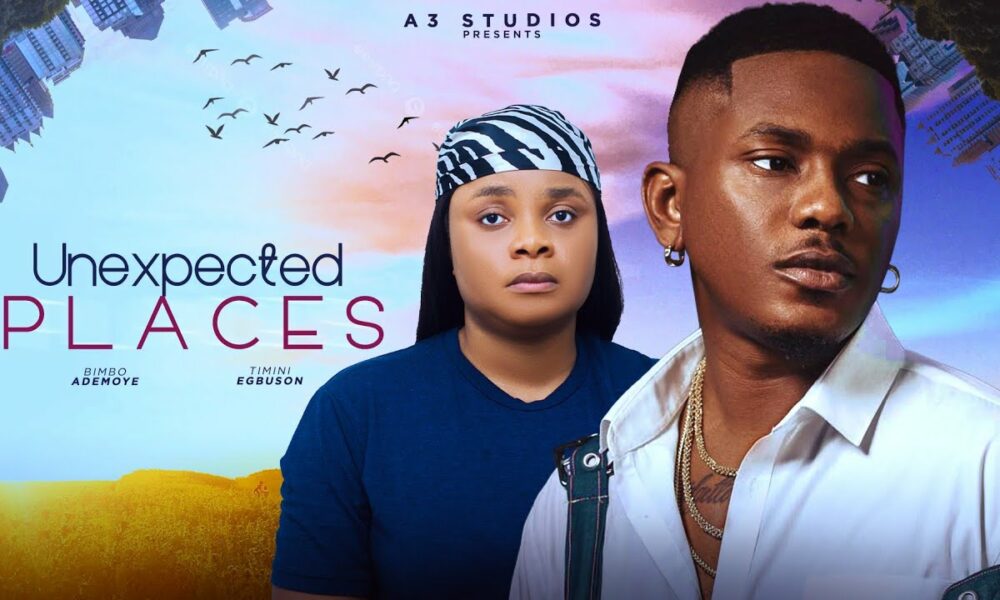 Watch Bimbo Ademoye & Timini Egbuson Find Love in the Movie “Unexpected Places”