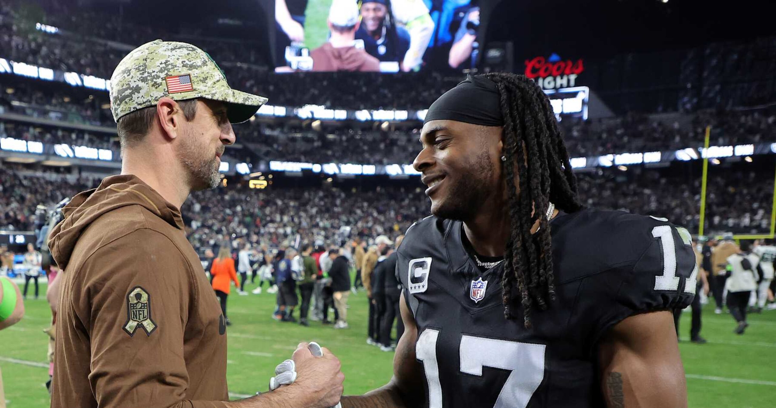 Davante Adams’ Reunion with Aaron Rodgers Hyped by NFL Fans After Jets-Raiders Trade