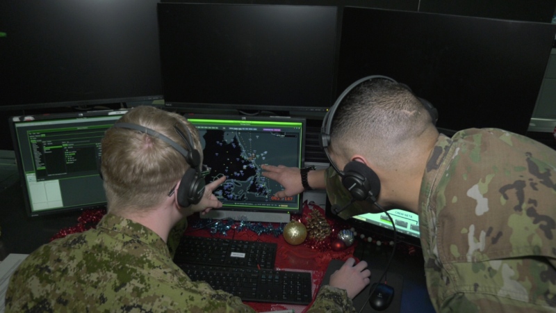 Norad crew waiting for Santa to fly over Canada as annual holiday track underway