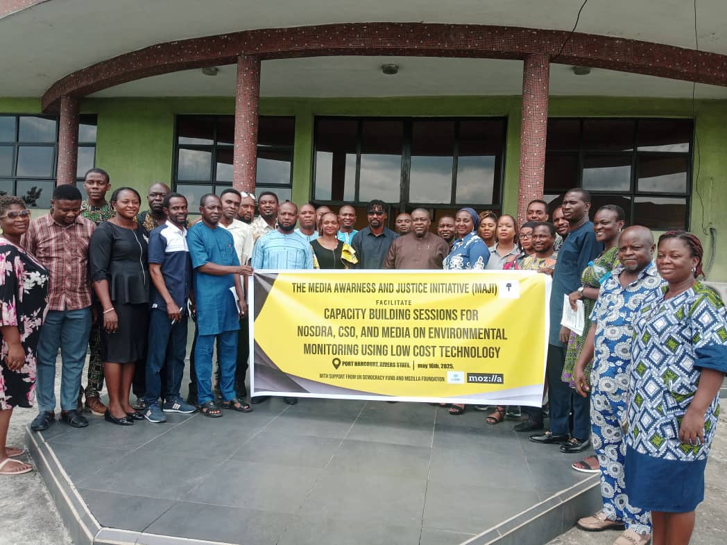 Pollution: MAJI trains NOSDRA staff on air quality monitoring, data collection in Rivers